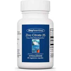 Allergy Research Group Zinc Citrate 25 mg Set of Capsules 60 pcs