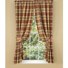 Park Designs Saffron Panel Pair with Tie Backs 63" Long