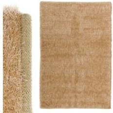 BigBuy Home Refurbished Shaggy Matta 140 x 200 x 2 Beige cm
