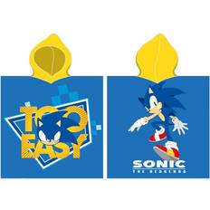 MCU Sonic Poncho Badhandduk Med Huva 100 Procent Bomull