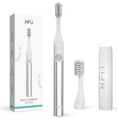 Silver Electric Toothbrushes Maxpower XFU Sonic Electric Toothbrush 2102 Silver