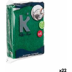 BigBuy Home Gröna Abrasiva Fiberdiskar Set 11.3 x 15.7 x 0.5 cm