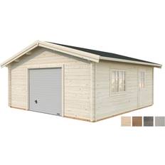 Bruna - Trä Garage Palmako Roger 23.9 m2 Garage 26.8 m² (Byggnadsarea )