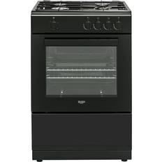 60cm Cookers on sale Bush BGC60SBX 60cm Single Gas Cooker Black