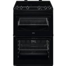 Electric Ovens Ceramic Cookers AEG CCX6501ACB 60cm Electric Cooker Black