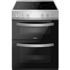 Amica AFC602SS 60 cm Electric Cooker Stainless Steel, Silver