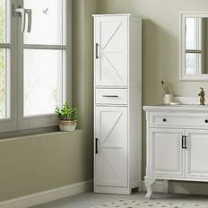 Homcom 67 Inch Tall Bathroom Storage Cabinet