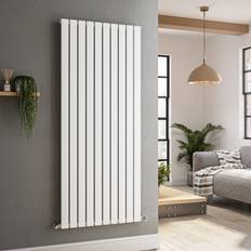 Radiators Riace White Vertical Flat Designer Radiator 1600 x 680 mm