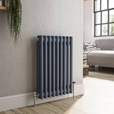 Water Radiators Reggio Anthracite Horizontal Radiator 600 x 425 mm
