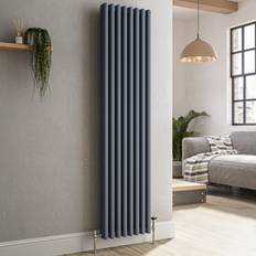 Water Radiators Reggio Anthracite Vertical Radiator 1500 x 380 mm