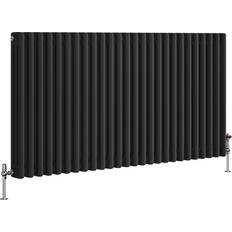 Radiators Reggio Midnight Black Horizontal Radiator 600 x 1190 mm 5173 BTU