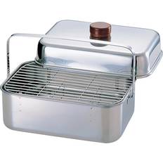Grillar Snow Peak Compact Smoker Grill Metallic