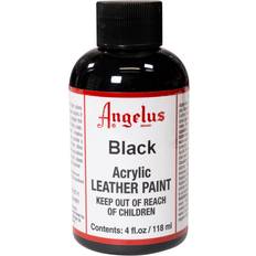 Acrylic Leather Paint Black 4oz
