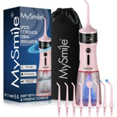 Rechargeable Battery Irrigators MySmile Cordless 350ML Portable OLED Water Flosser
