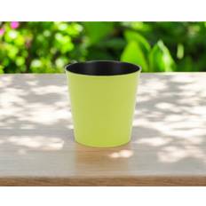 Pots, Plants & Cultivation Homeroots 5 Lime Green Round Pot Planter