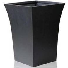 Pots, Plants & Cultivation Primrose Outdoor Black Galvanised Steel Plant Pot 38 cm