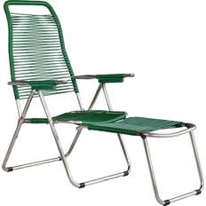Fiam Spaghetti Sun Lounger with Footrest Taupe