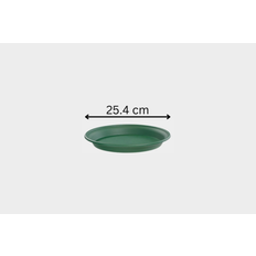 Terracotta Plant Saucers Wellhome Green Plastic Saucer 25.4 cm Multi-Purpose