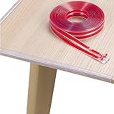 White Corner Guard Navaris PVC Silicone Edge Protector 6 Meters