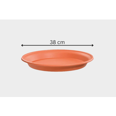 Plastic Plant Saucers Wellhome Terracotta Plastic Saucer 38 cm
