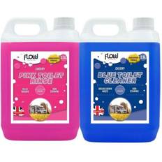 Blue Toilet Cleaner Pink Rinse Twin Pack 2 x 2.5 Litres