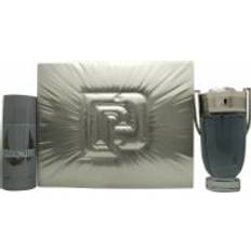 Gaveesker Paco Rabanne Invictus Gavesett 200ml EDT 150ml Deodorant Spray