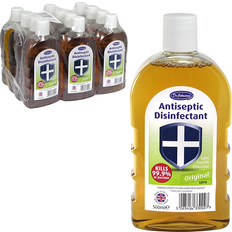 Liquid Disinfectants Johnson's Antiseptic Disinfectant Bottles Original Safe & Gentle 12 x 500 ml