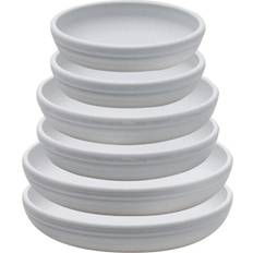 Plant Saucers Saro Round Plastic Plant Saucer Drip Tray Set of 6