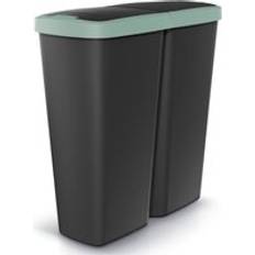 Monzana Dual Kitchen Rubbish Bin 50L 2x 25L