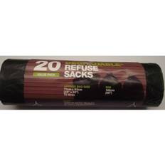 Black Waste Disposal Refuse Sacks Value Pack 71 x 83 cm