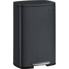 Songmics Kitchen Pedal Bin 50L Black 13.21gal