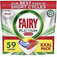 Fairy Platinum Plus All-In-1 Dishwasher Tablets 59 Pack