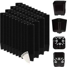 BIOBIZZ Hydroponic City Black Square Flower Pots 2 x 2 Pack of 1000