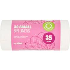 30 Small Bin Liners 35 Litres