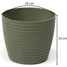 Pots, Plants & Cultivation Wellhome Eco Flower Pot Herbs 14 cm x 16 cm