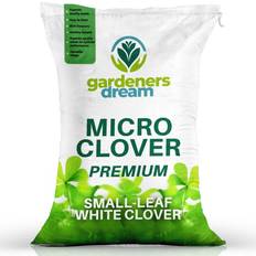 GardenersDream White Clover Grass Seed 1kg Covers 35m