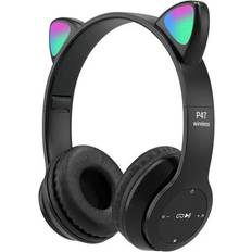 Vstarcam Black Flashing LED Cat Ears Headphones