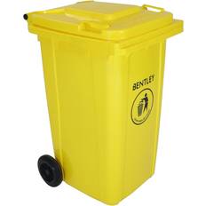 Charles Bentley Yellow Wheelie Bin 240 Litre