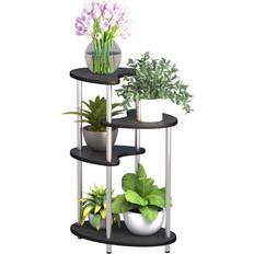 Plast Blompiedestaler Start 4Tier Metal Plant Stand Foldable Tall