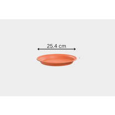 Terracotta Plant Saucers Wellhome Terracotta Plastic Saucer Garden 25.4 cm