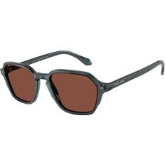 Sunglasses Giorgio Armani AR8220 Sunglasses - Acetate Grey/Red