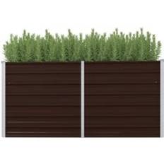 Pots, Plants & Cultivation Berkfield Home Garden Raised Bed 160 x 40 x 77 cm Galvanised Steel