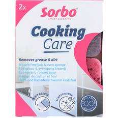 Cheap Cleaning Sponges Sorbo Pack of 2 Cooking Care Sponges Pink