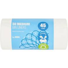 Asda 30 Medium Bin Liners 45 Litres