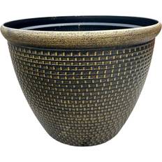 Gr8 Garden Gold Single Cromarty Plant Pot 36 cm