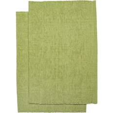 Coton Sets de table Himla Bistro Placemat 36 x 47 cm 2-pack Place Mat Green