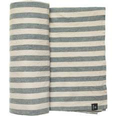 Linen Tablecloths Himla Riviera 145 x 330 cm Azure Tablecloth Blue, Beige