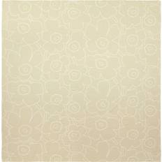 Beige - Flerfärgad Sängöverkast Marimekko Piirto Unikko Överkast 260 x 260 cm Ecru Sängöverkast Beige, Natur, Vit (260x260cm)