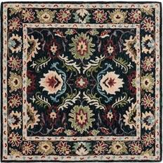 Safavieh Blossom Floral Area Rug 6' x 6' Square Beige, Black