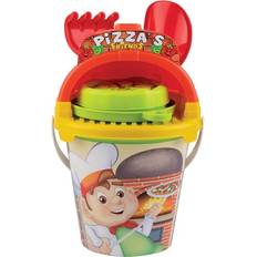 Bucket Set Making Sand Pizzas
